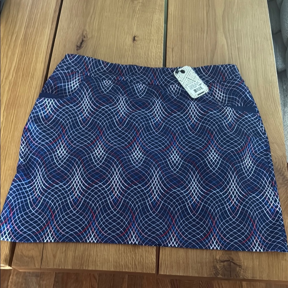 Blue Mini Pencil Skirt for Casual Resort Wear